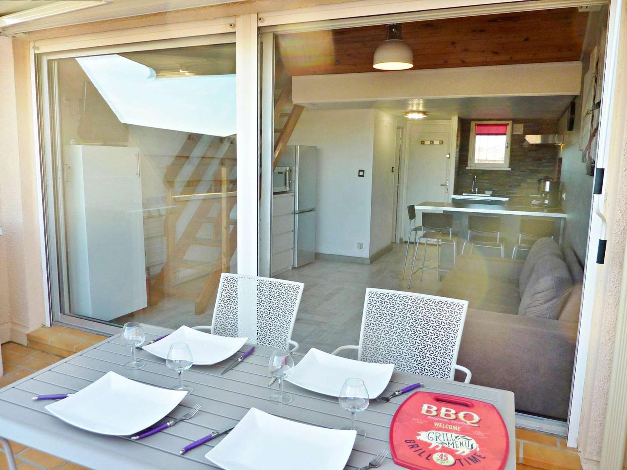 Апартаменты Duplex Renove Avec Clim, Terrasse Et Parking A Marseillan - Fr-1-387-162 Экстерьер фото